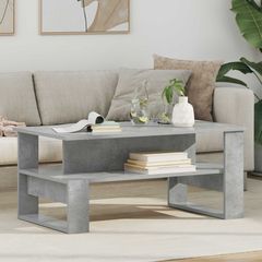 Τραπεζάκι σαλονιού Σκυρόδεμα Γκρι 90 x 50 x 40 cm 8000215