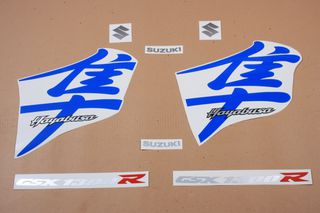 Αυτοκόλλητα σετ για Suzuki Gsx 1300R Hayabusa Μπλε έκδοση 2007
