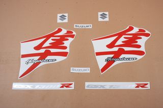Αυτοκόλλητα σετ για  Suzuki Gsx 1300R Hayabusa Κόκκινη έκδοση 2007