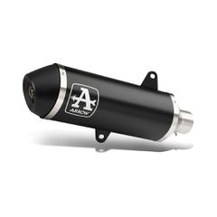 ΤΕΛΙΚΟ ΕΞΑΤΜΙΣΗΣ - ARROW EXHAUST ALUMINIUM DARK URBAN CARBON END CAP KYMCO AK 550 '21-'24 ΜΕ ΤΟΠΟΘΕΤΗΣΗ