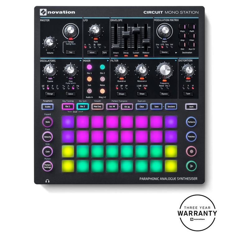 PARAPHONIC SYNTH MODULE - CIRCUIT MONO STATION