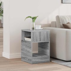 End Table Γκρίζο Σονομα 30,5 x 30 x 45 εκ Επεξεργασμένο Ξύλο 890906