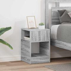 End Table 2 τμχ. Γκρίζο Σονομα 30,5 x 30 x 45 εκ 890907