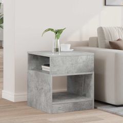 End Table Σκυρόδεμα Γκρι 40,5 x 40 x 45 εκ Επεξεργασμένο Ξύλο 890918