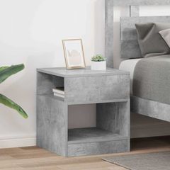 End Table 2 τμχ. Σκυρόδεμα Γκρι 40,5 x 40 x 45 εκ 890919