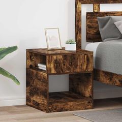 End Table 2 τμχ. Καπνιστό Δρύς 40,5 x 40 x 45 εκ 890921
