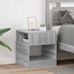 End Table 2 τμχ. Γκρίζο Σονομα 40,5 x 40 x 45 εκ 890923