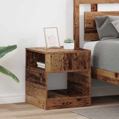 End Table 2 τμχ. Παλιό ξύλο 40,5 x 40 x 45 εκ 890925