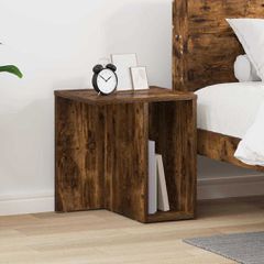 End Table Καπνιστό Δρύς 37 x 32 x 40 εκ Επεξεργασμένο Ξύλο 891088