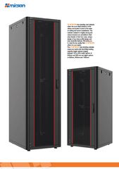 Mirsan GTN22U61.01_PRF63 22U 19" Standing Rack Cabinet 100cm Μαύρο