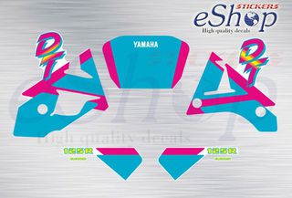 Αυτοκόλλητα σετ για Yamaha DT 125R electric 1987 1988 version