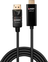 LINDY 40916 Καλωδιο Display Port M/Hdmi M 2M 4K@60Hz