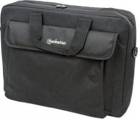 Manhattan London Τσάντα Ώμου / Χειρός για Laptop 15.4" σε Μαύρο χρώμα