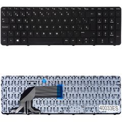 Teclado Español para Portátil - Spanish Laptop Keyboard για HP Pavilion 15-E 15E 15-N 250 G3 250 G2 250 G3 255 G2 255 G3 256 G2 256 G3 708168-001 AER65U00210414QB 9Z.N9HSC.60L NSK-CN6SCUK ES Black ( Κ