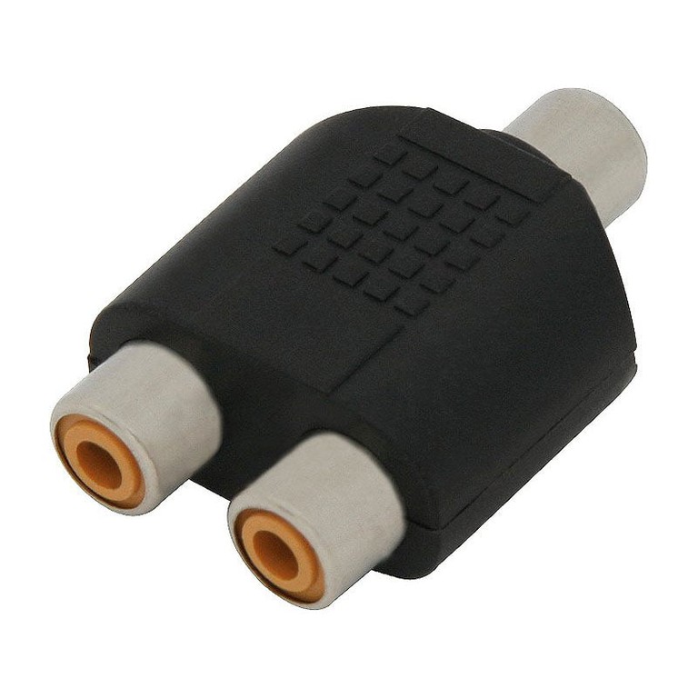 Αντάπτορας 1xRCA - 2xRCA F/F (DM-1726)
