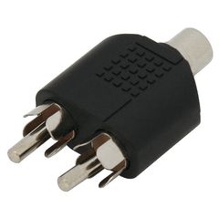 Αντάπτορας 1xRCA - 2xRCA F/M (DM-1205)