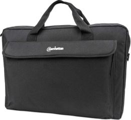 Manhattan London Τσάντα Ώμου / Χειρός για Laptop 17.3" σε Μαύρο χρώμα
