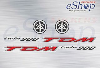 Αυτοκόλλητα σετ για Yamaha TDM 900 2002 2006 Ασημί έκδοση