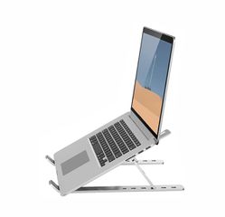 Swissten Βάση για Laptop ή Tablet έως 15" Ασημί (25007100)