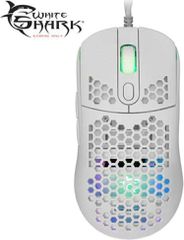 White Shark Galahad GM-5007 RGB Gaming Ποντίκι 6400 DPI Λευκό