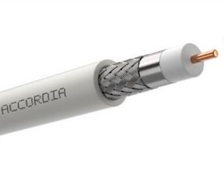 ACCORDIA VECTOR SAT 110 Ομοαξονικό καλώδιο TV - SAT 75Ohm τύπου RG6 Κλάση Θωράκισης Α (Mέτρο)