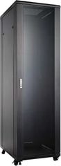 Safewell® Επιδαπέδια Καμπίνα RACK 37U Π60/Β80 Μαύρη 800kg SNB6837