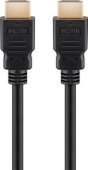 GOOBAY καλώδιο HDMI 2.1 με Ethernet 41084, ARC, 48Gbit/s, 8K, 2m, μαύρο