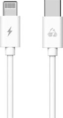 Powertech USB-C to Lightning Cable 20W Λευκό 1m (PTR-0092)