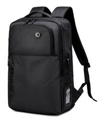 GOLDEN WOLF τσάντα πλάτης GB00399, με θήκη laptop 15.6", 20L, μαύρη