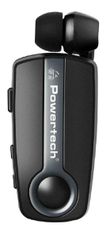 POWERTECH earphone Klipp 2 PT-998 multipoint, Bluetooth 5.1, USB-C, γκρι