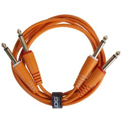 U97002OR Ultimate Audio Cable Set 1/4'' Jack - 1/4'' Jack Orange Straight 1.5m