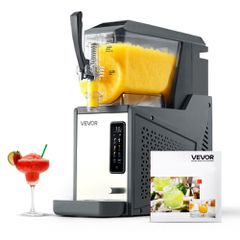 Μηχανή για γλάστρες VEVOR, Μηχανή για γλάστρες 4L/135oz χωρίς πάγο για το σπίτι, Μηχανή για παγωμένα ποτά με μονή δεξαμενή, Μηχανή Margarita με αυτοκαθαρισμό, για παγωμένες Margarita, φραπέ, μιλκσέικ