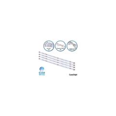 ADJ - Crystal Bright Accent Strip CW LED Strip (4-Pack) - White