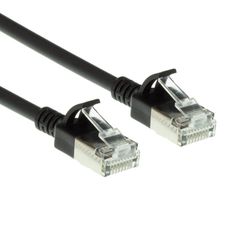 U/FTP 0.25m Cat6a Μαυρο Slim LSZH