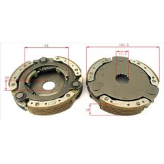 ΣΙΑΓΩΝΕΣ ΦΥΓΟΚΕΝΤΡΙΚΟΥ ΣΥΜΠΛΕΚΤΗ YAMAHA CRYPTON-R 115 CRYPTON-S 115 ΣΕΤ W-STANDARD