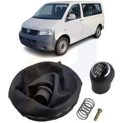 Λεβιέ πόμολο με φούσκα ταχυτήτων για Volkswagen Transporter T5 Bus 2003 2004 2005 2006 2007 2008 2009 2010 2011 2012 2013 2014 2015 7H0711113B