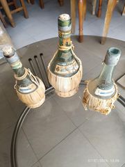 ΣΕΤ 3 VINTAGE ΜΠΟΥΚΑΛΙΑ ΚΡΑΣΙΟΥ CHIANTI RUFFINO(ΔΕΚΑΕΤΙΑ 1960)