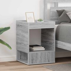 End Table 2 pcs Γκρίζο Σονομα 40 x 40 x 56 εκ. 890955