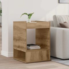 End Table Artisan Oak 40 x 40 x 56 εκ. Επεξεργασμένο ξύλο 890958