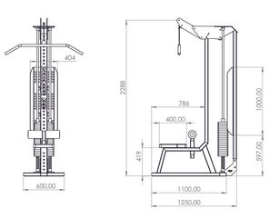 Τροχαλία Πλάτης Lat Pulldown Pro Machine EBX-thumb-14