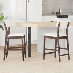 Καρέκλες φαγητού 2 pcs Ανοιχτό καφέ 48 x 49 x 95 εκ. 42020474