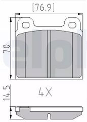 ΤΑΚΑΚΙΑ ΕΜΠΡΟΣ ΦΡΕΝΩΝ ALFA ROMEO / BMW / FERRARI / FORD / MERCEDES / OPEL / PORCHE / VW