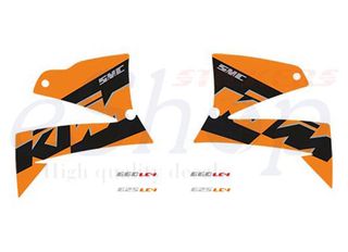 Αυτοκόλλητα σετ για KTM LC4 625 ή 660 SMC έκδοση 2006 2007