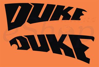 Αυτοκόλλητα σετ για KTM Duke 640 Πορτοκαλί έκδοση 2002