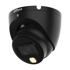 DAHUA HAC-HDW1200TLM-IL-A-S6 BLACK 2MP 2.8mm IR+LED20m DUAL LIGHT MIC DOME METAL ΜΑΥΡΗ
