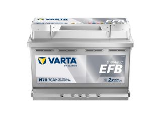 ΜΠΑΤΑΡΙΑ ΑΥΤΟΚΙΝΗΤΟΥ VARTA 70Ah 760A L3 N70 EFB (- +)