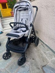 Inglesina Aptica Βρεφικό Καρότσι Περιπάτου Silk Grey/Black Chassis