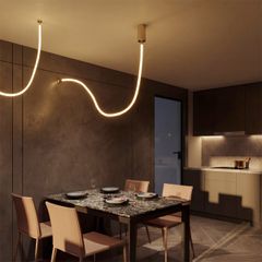 kelvo® GLOW KLV-101-0155-V2 Φωτιστικό Οροφής / Απλίκα LED 27W 2700lm 360° AC 220-240V IP20 Ρυθμιζόμενο Λευκό CCT με Χειριστήριο από 2700K έως 6000K Dimmable - Lumileds SMD Chip - Χρυσό Πλατίνα - Μ90 x