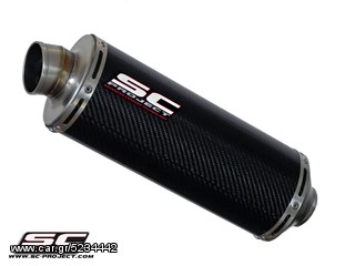 Εξάτμιση Τελικό Sc Project Oval R60 silencer Carbon fiber Kawasaki ZX6R 2009-2012