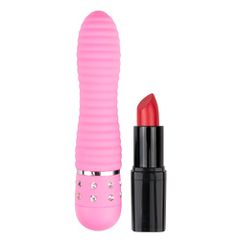 Easytoys Mini Vibrator Ribbed - Pink-thumb-2